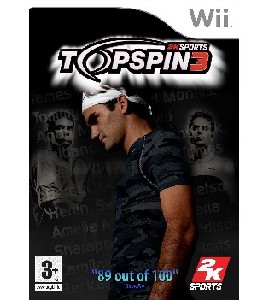 Wii - 2k Sports - Top Spin 3 Wii - 2k Sports - Top Spin 3